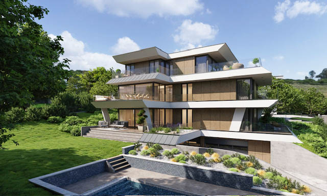 társasház tervezése, 3d animáció